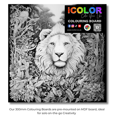 Wildlife Collection Colouring Boards - Animal Art | iColor