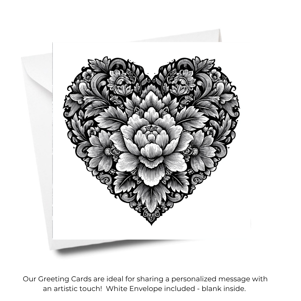 Love Collection Greeting Cards - Love Art | iColor