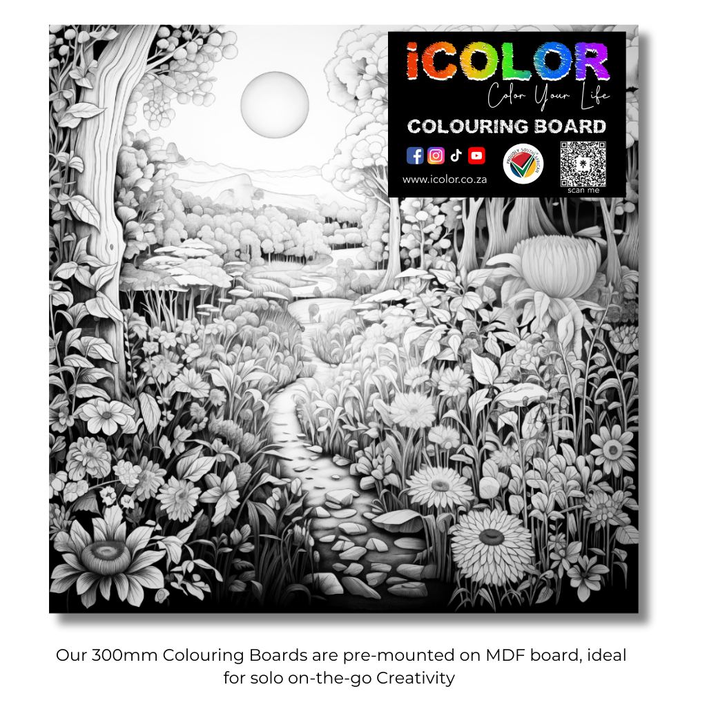 Scenery Collection Colouring Boards - Scenic Art | iColor