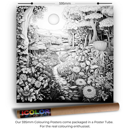 Scenery Collection Colouring Posters - Scenic Art | iColor