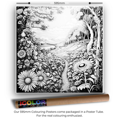 Scenery Collection Colouring Posters - Scenic Art | iColor