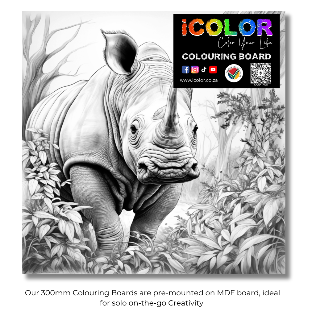 Wildlife Collection Colouring Boards - Animal Art | iColor
