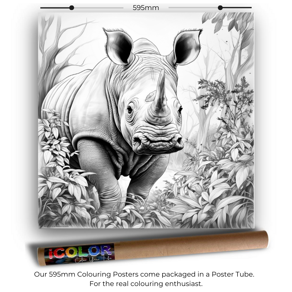 Wildlife Collection Colouring Posters - Animal Art | iColor