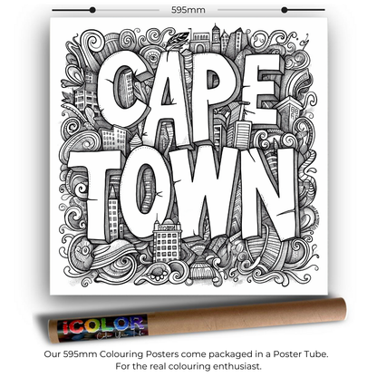 South Africa Collection Colouring Posters - South African Art | iColor