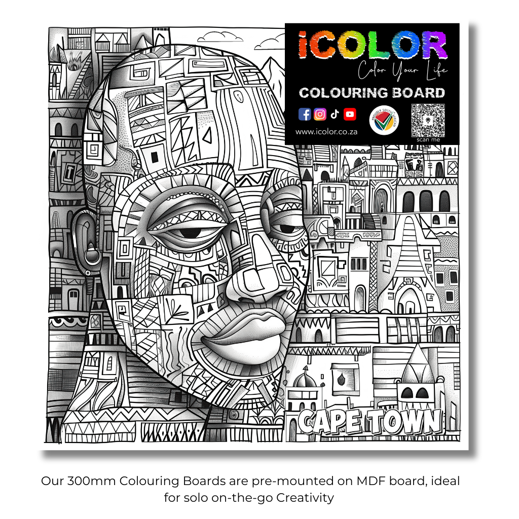 South African Collection Colouring Boards - South African Art | iColor