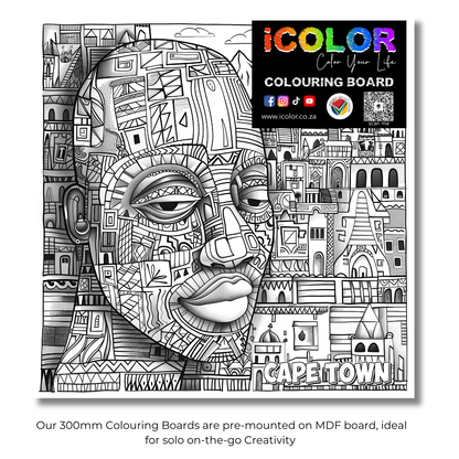 South African Collection Colouring Boards - South African Art | iColor