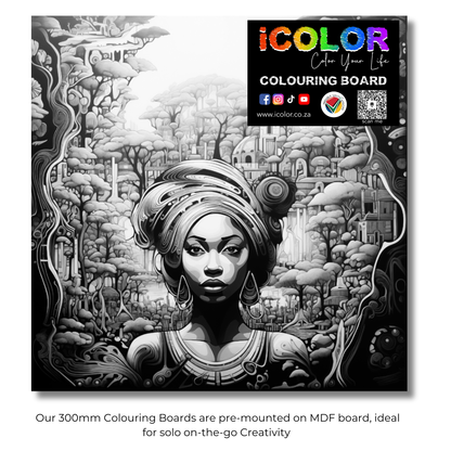 Scenery Collection Colouring Boards - Scenic Art | iColor
