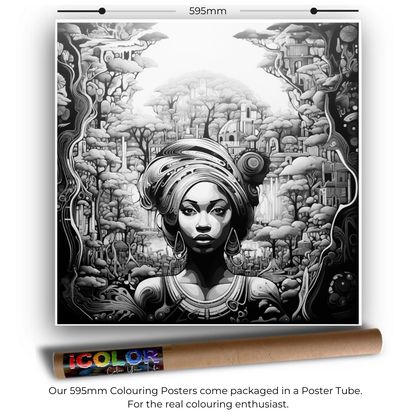 Scenery Collection Colouring Posters - Scenic Art | iColor