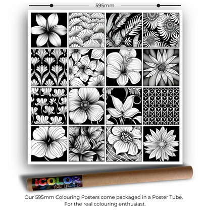 Abstract Collection Colouring Posters - Abstract Art | iColor