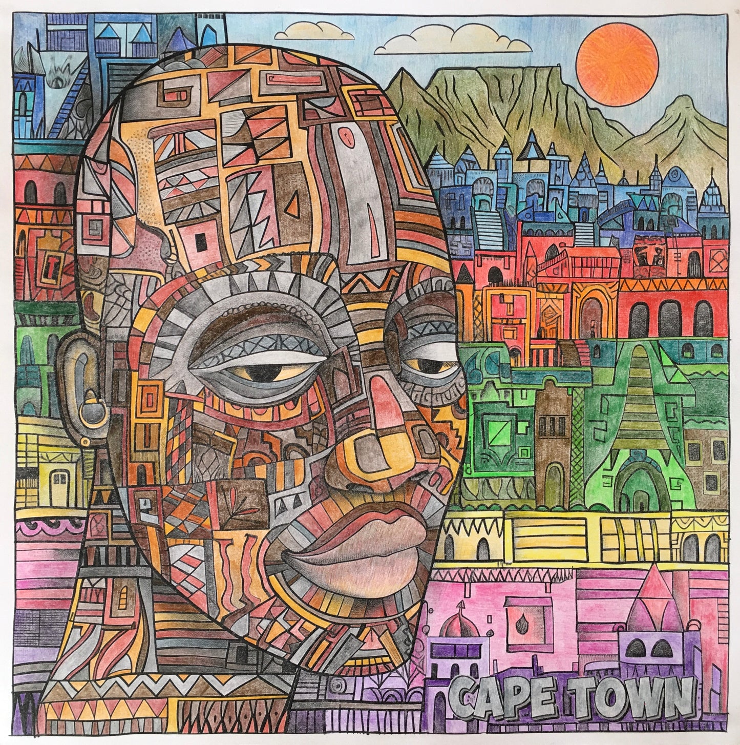 Cape Town Mosaic Colouring Products - Explore South Africa's Heritage | iColor