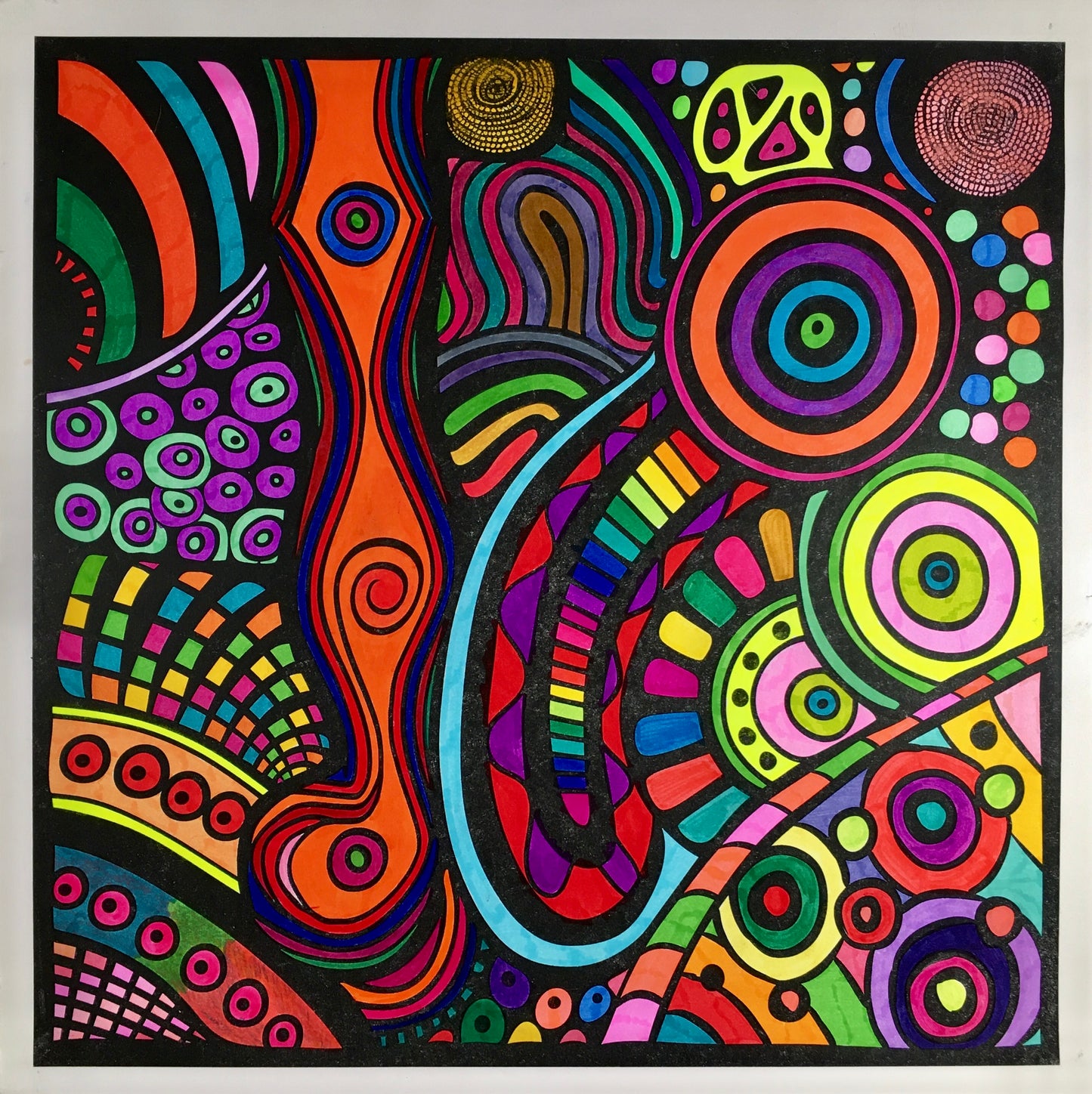 Enigmatic Patterns Abstract Colouring Products - Intricate Abstract Art | iColor
