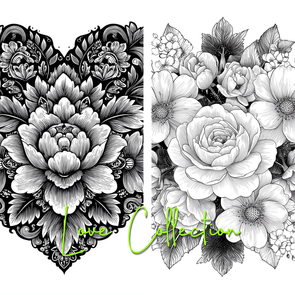 Love Collection Greeting Cards - Love Art | iColor