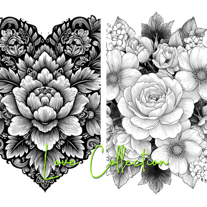 Love Collection Greeting Cards - Love Art | iColor