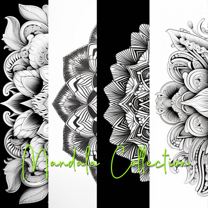 Mandala Collection Colouring Posters - Mandala Art | iColor