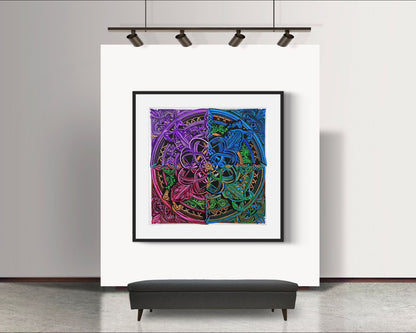 Silver Spear Celtic Mandala Colouring Products - Intricate Mandala Art | iColor