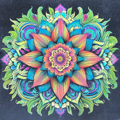 Moody Mandala Colouring Products - Intricate Mandala Art | iColor